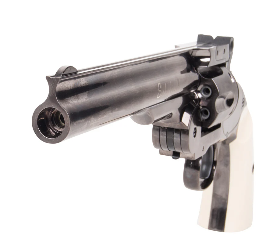 Schofield 6" CO2 Revolver Steel Grey 4,5mm Rundkugel - Image 11