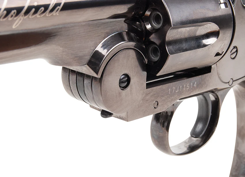 Schofield 6" CO2 Revolver Steel Grey 4,5mm Rundkugel - Image 3