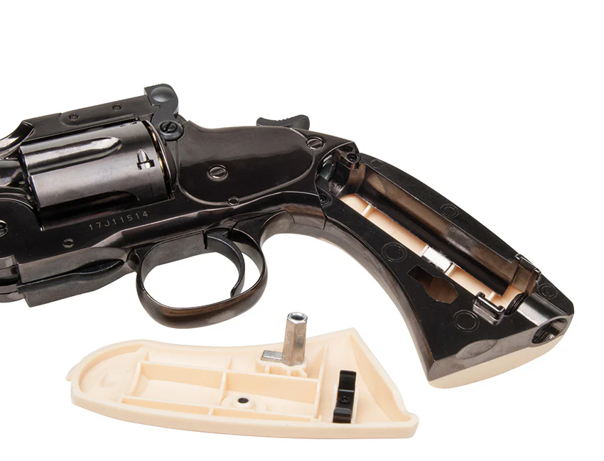 Schofield 6" CO2 Revolver Steel Grey 4,5mm Rundkugel - Image 4