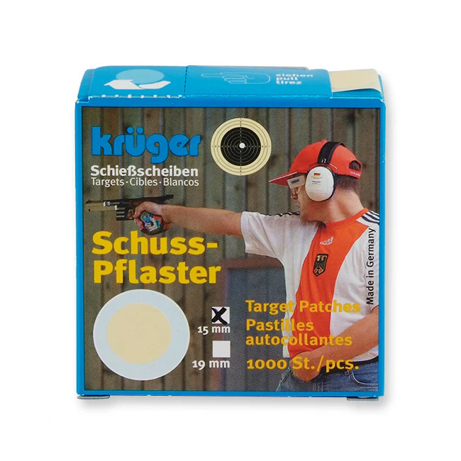 Schusspflaster 15mm beige für Zielscheiben