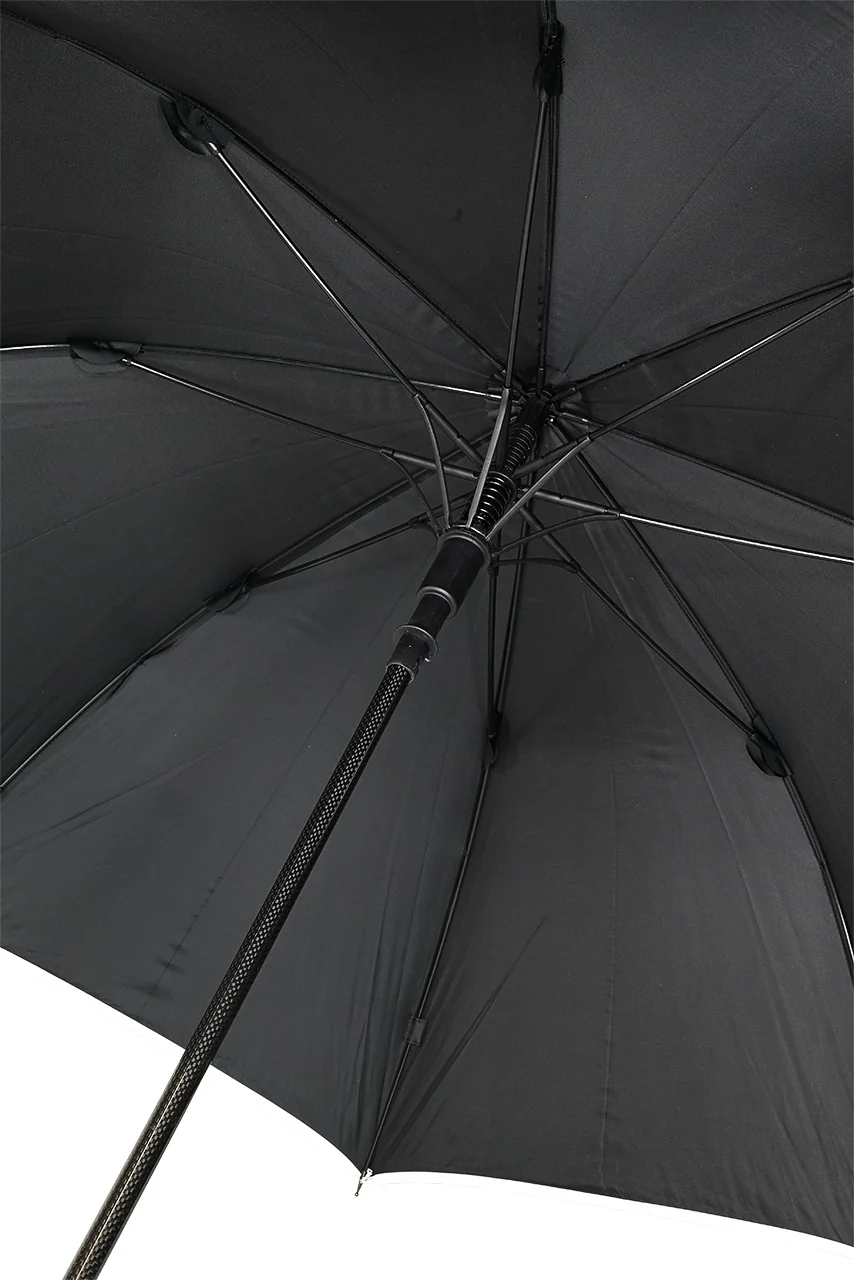 Sicherheitsregenschirm mit Nussbaumknauf und Reflektionsband - Image 6