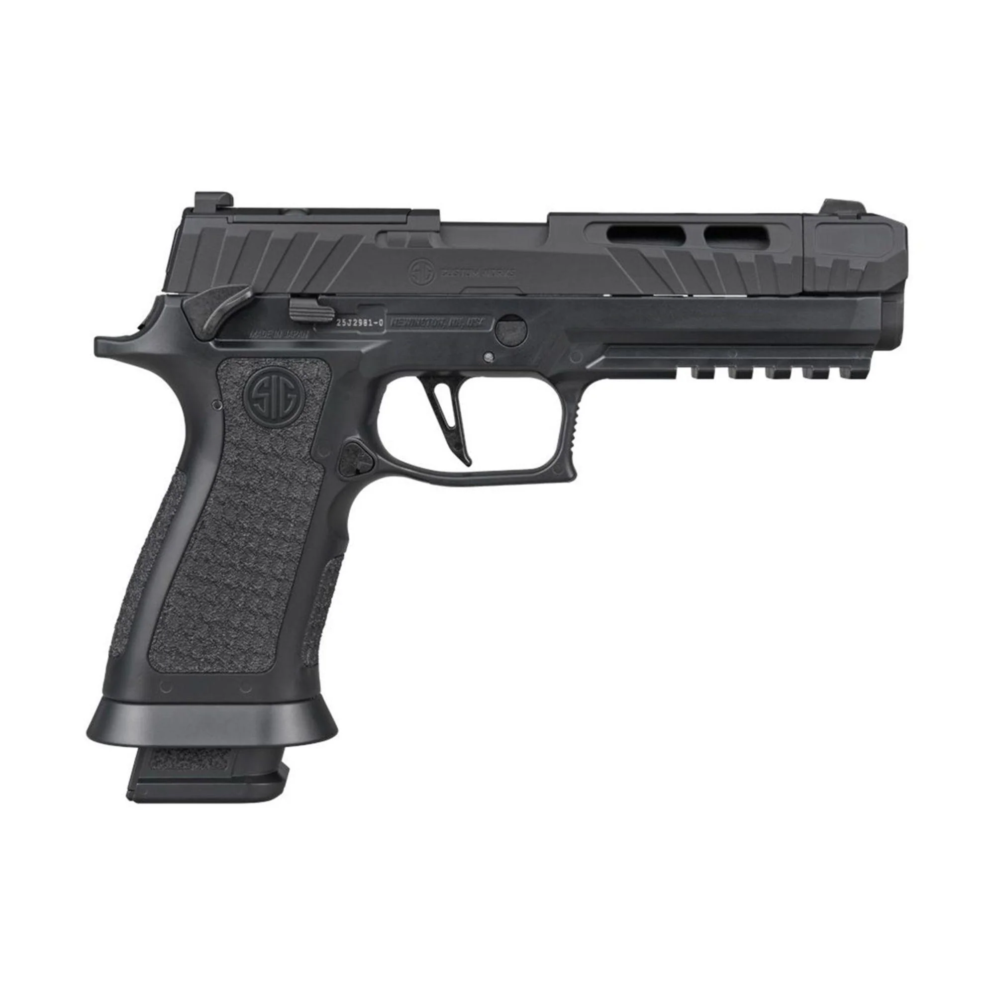 SIG Sauer P320 SPECTRE Comp Blackout CO₂ Blowback Luftpistole – 4,5 mm BB - Image 3
