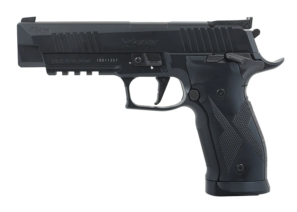 Sig Sauer X-Five Schwarz 4,5mm Diabolo & BB - Druckluft Co2 BlowBack