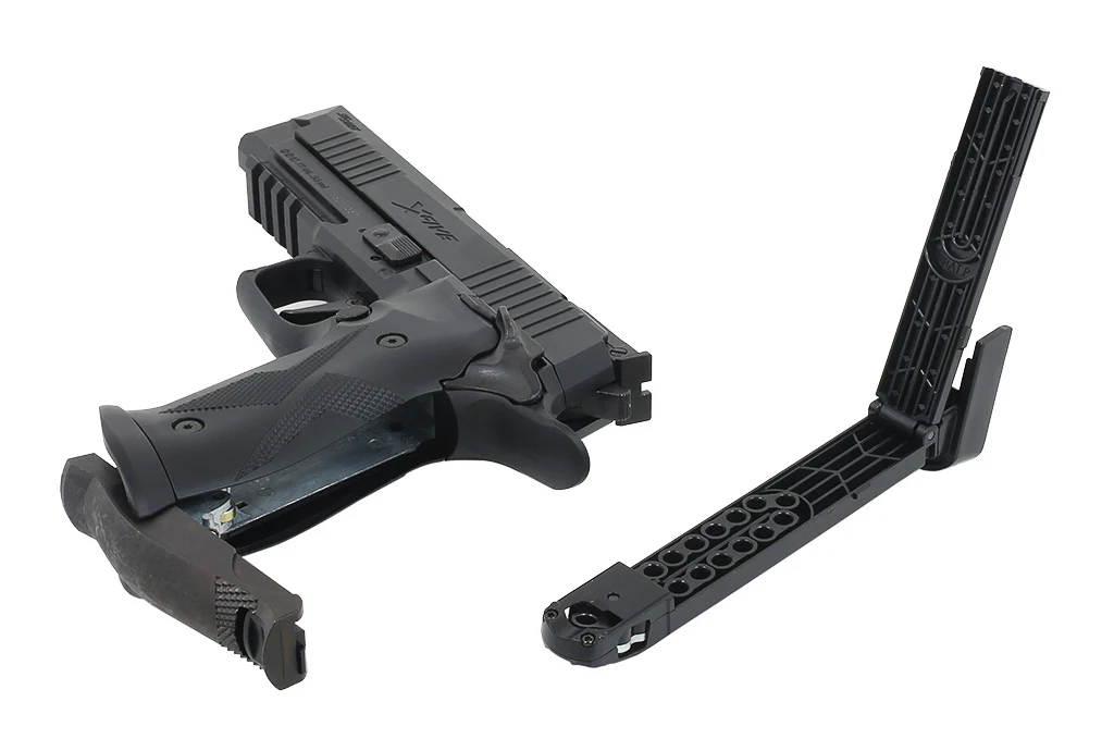 Sig Sauer X-Five Schwarz 4,5mm Diabolo & BB - Druckluft Co2 BlowBack - Image 4