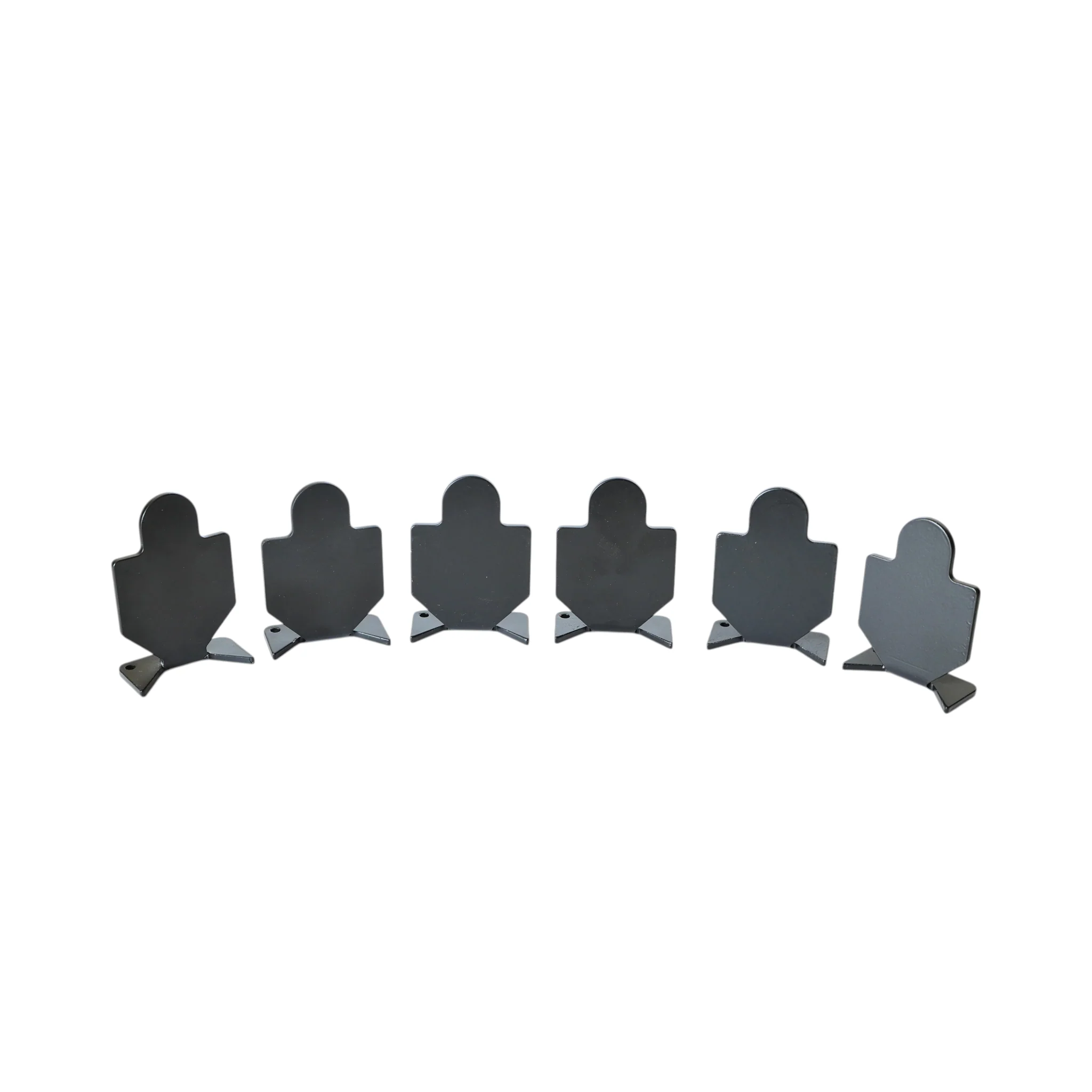 Stahlsilhouetten zum Aufstellen – Stahlziele Set (6 Stück)
