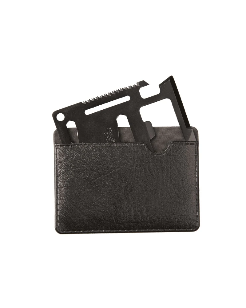 Survivaltool im Kreditkartenformat – Edelstahl, 11 Funktionen, Outdoor EDC - Image 2