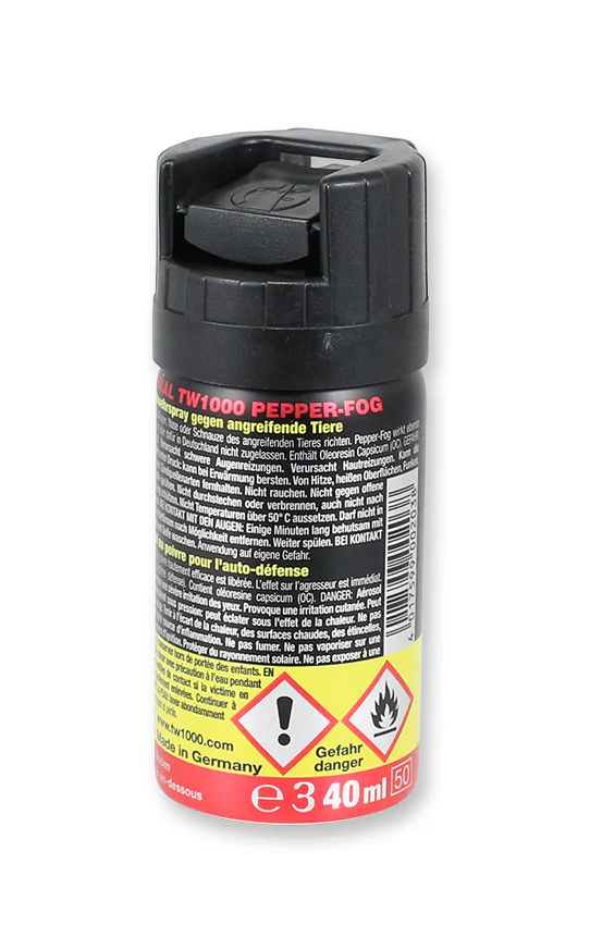 TW1000 Pepper-Fog Pfefferspray Abwehrspray 40ml Selbstschutz - Image 2