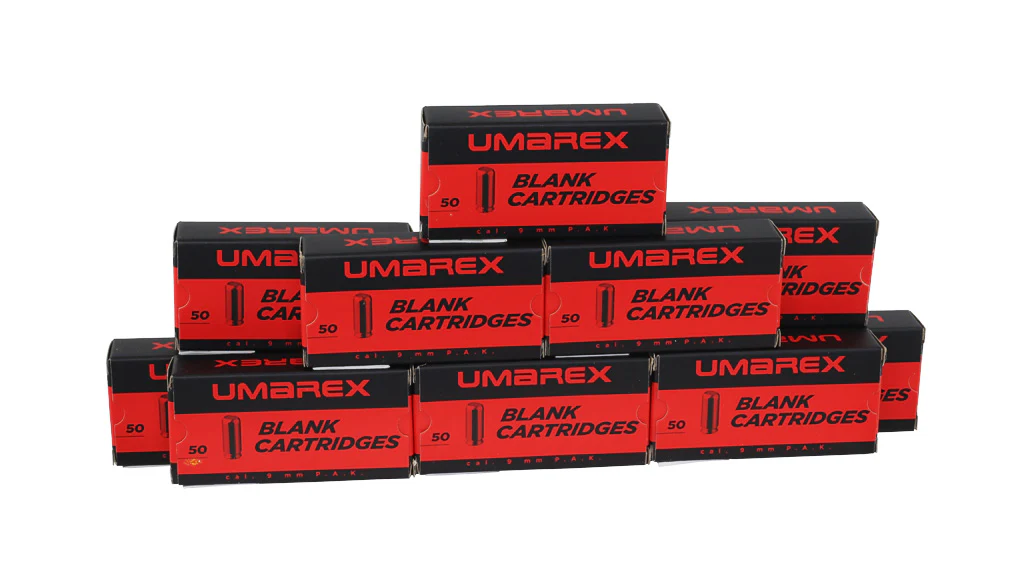UMAREX Knallpatronen 9mm PAK für Schreckschusspistolen - 500er Sparpaket