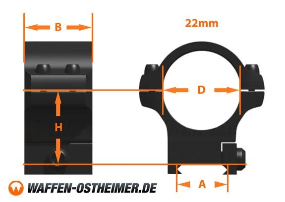 UTG 25,4mm Niedrig Pro QD Montageringe 22mm Weaverschiene - Image 3