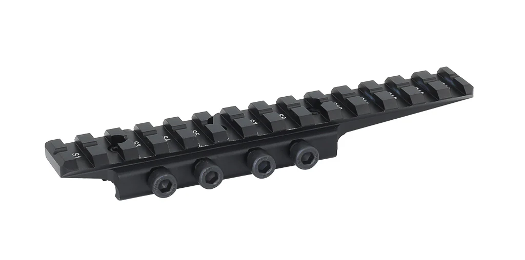 UTG Adaptermontage lang von 11 mm auf 22mm Weaver / Picatinny mit Stopperstift