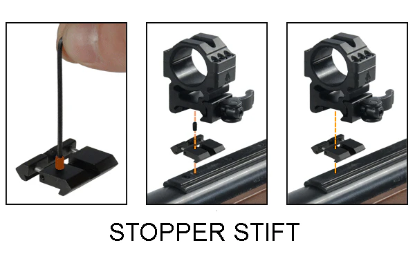 UTG DTP Adapter 11mm Prismen auf 22mm Weaver / Picatinny - Image 4