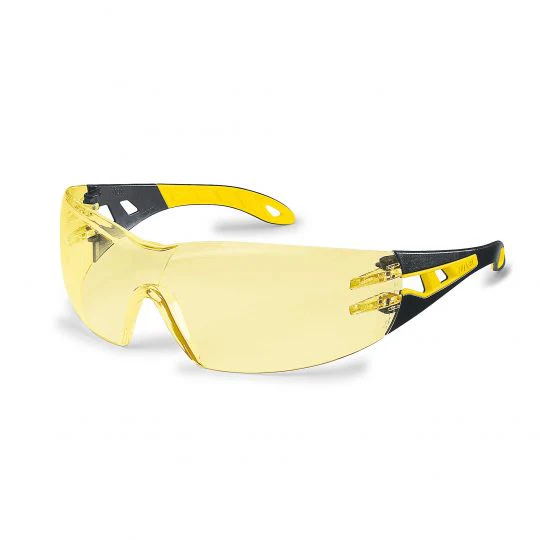Uvex Pheos Schutzbrille kratzfest und beschlagfrei Gelb