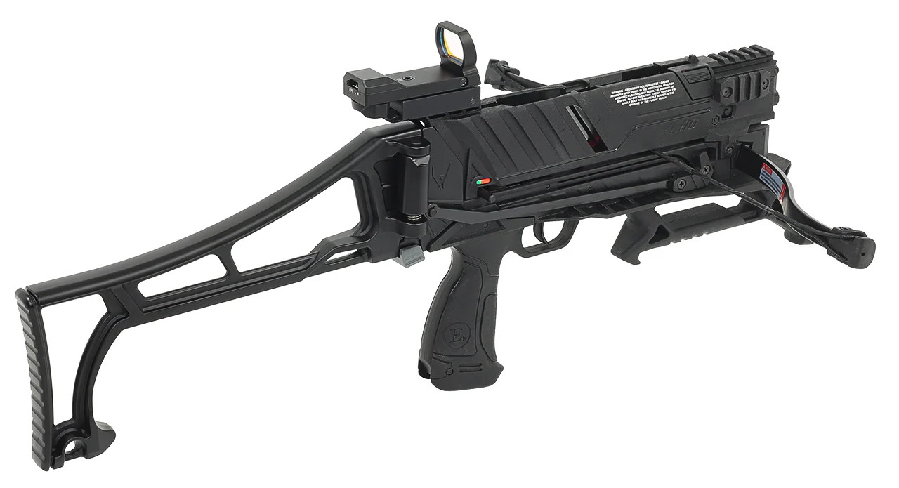 VLAD Pistolenarmbrust mit Magazin und Schulterstütze - 60 lbs / 90 lbs Zuggewicht - Image 3