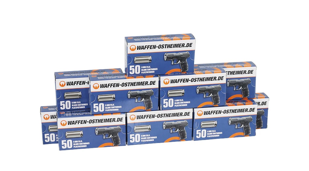 Waffen-Ostheimer Knallpatronen für Schreckschusspistolen 9mm PAK 500er