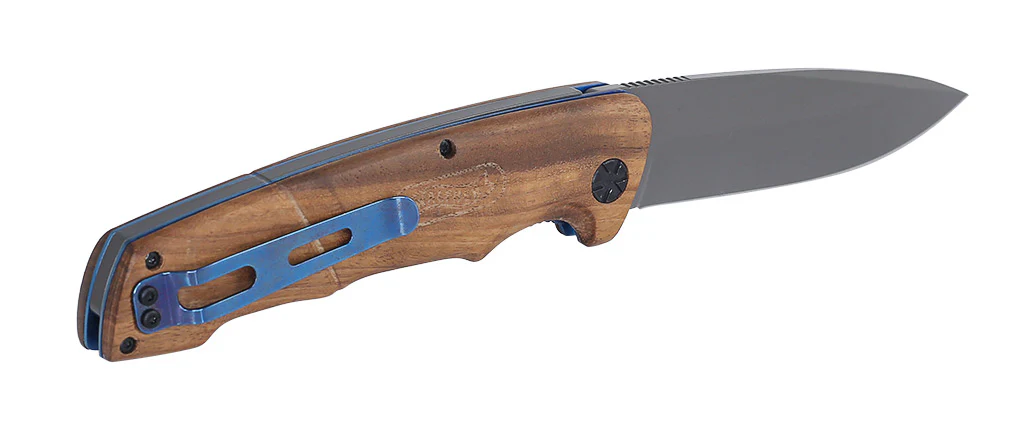 Walther BWK 7 - Blue Wood Knife - Outdoor Klappmesser - Image 3