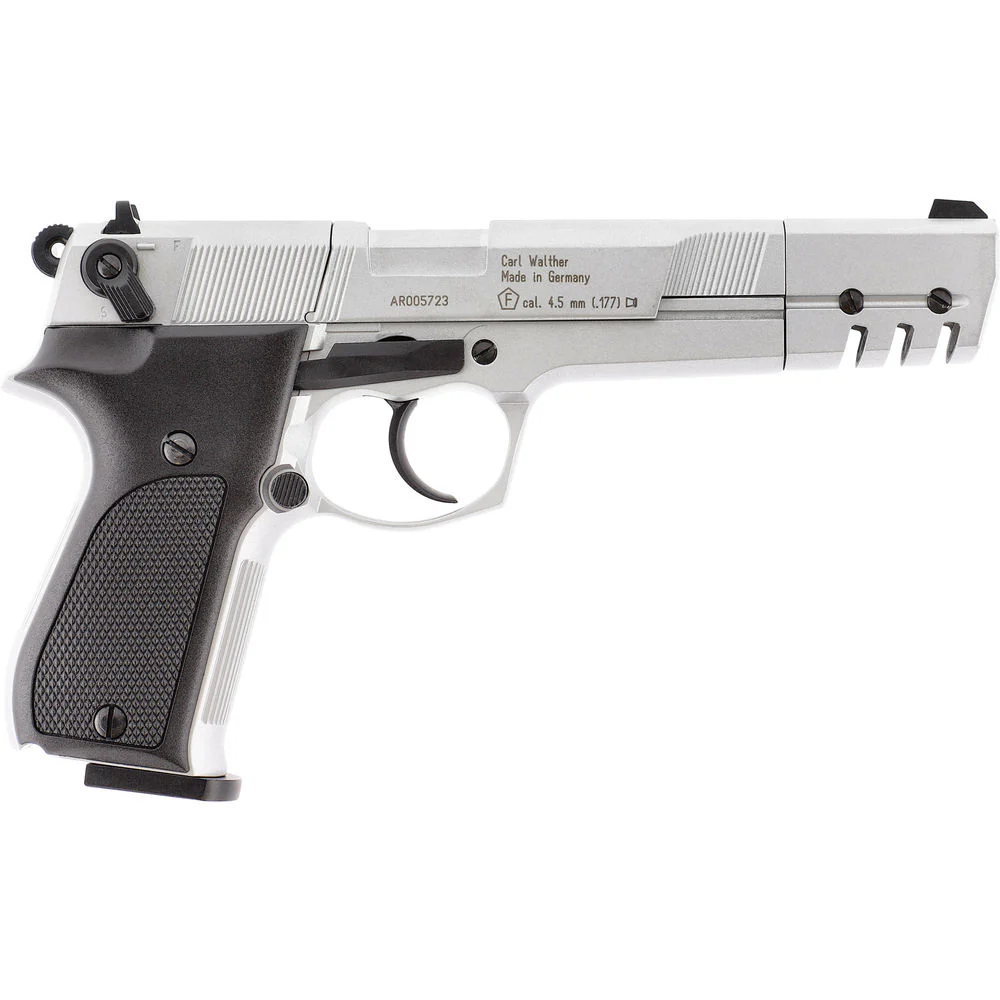 Walther CP88 Competition Vernickelt CO2 Luftpistole 4,5mm - Image 3