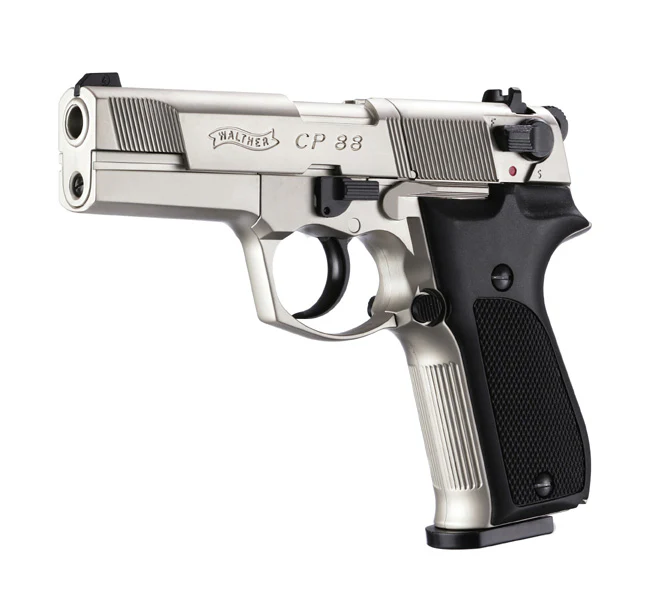 Walther CP88 vernickelt 3,5" CO2 Luftpistole 4,5mm