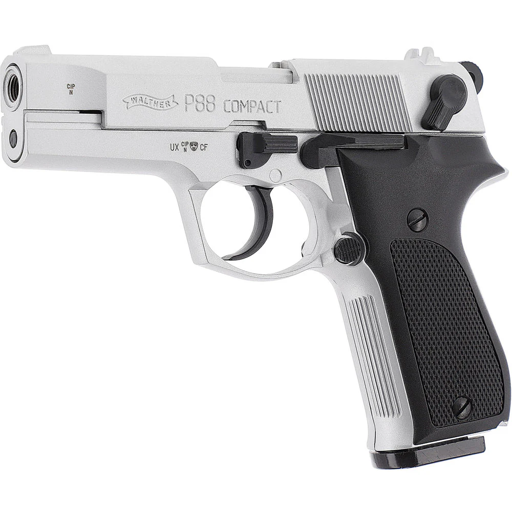Walther P88 mattvernickelt Schreckschuss 9mm PAK - Image 3