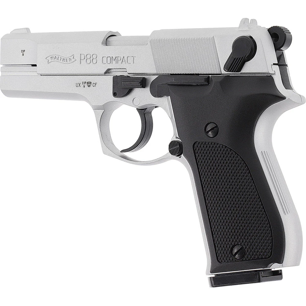 Walther P88 mattvernickelt Schreckschuss 9mm PAK - Image 4