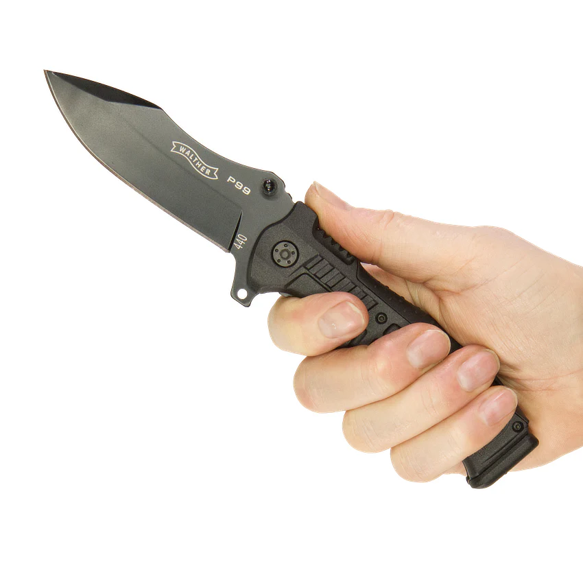 Walther P99 Klappmesser Einhand mit verschiednen Griffrücken - Image 5