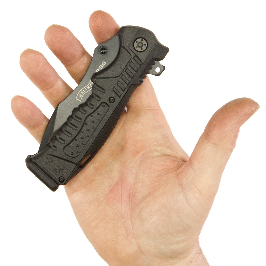 Walther P99 Klappmesser Einhand mit verschiednen Griffrücken - Image 8