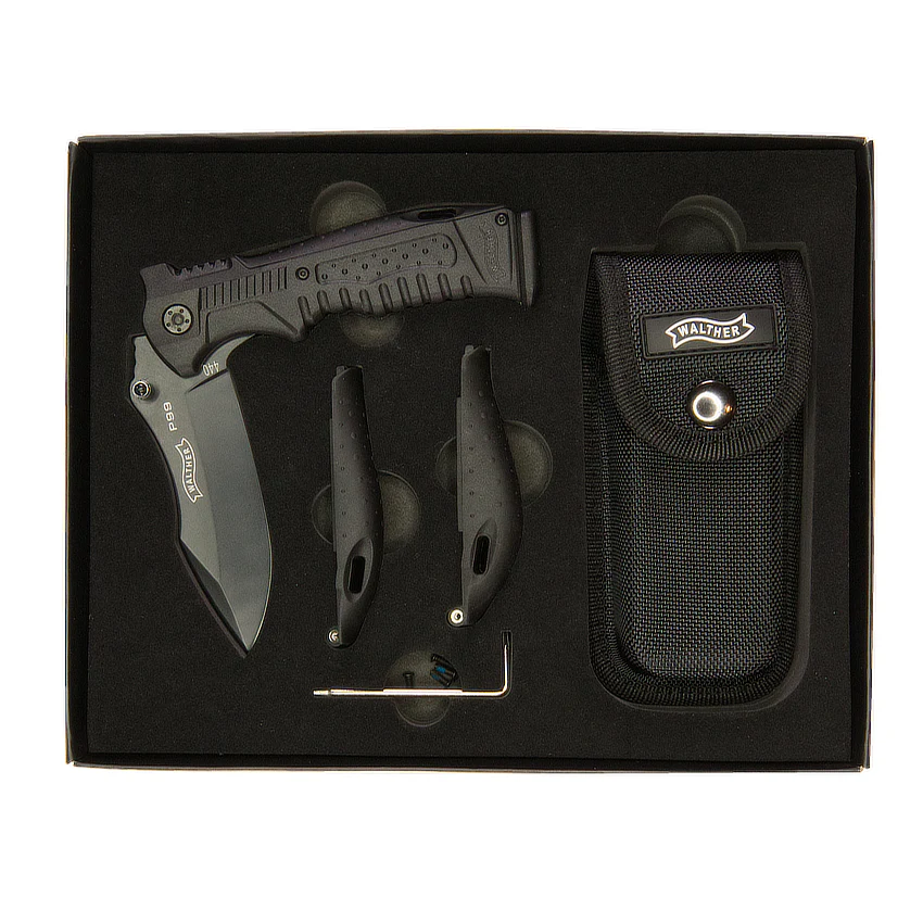 Walther P99 Klappmesser Einhand mit verschiednen Griffrücken - Image 9