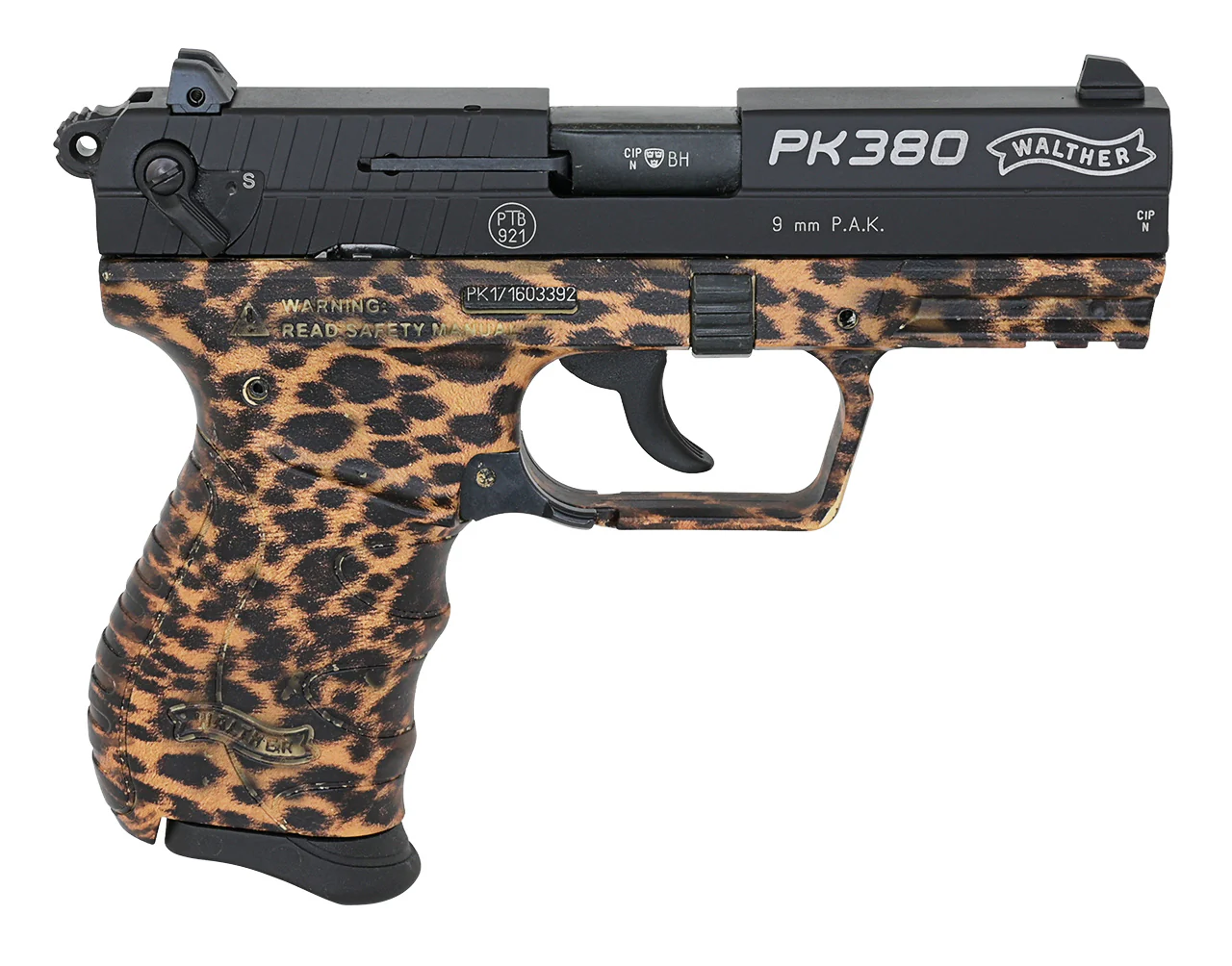 Einzelstück ! Walther PK380 Schreckschuss 9mm PAK Cheetah - VERKAUFT ! - Image 4