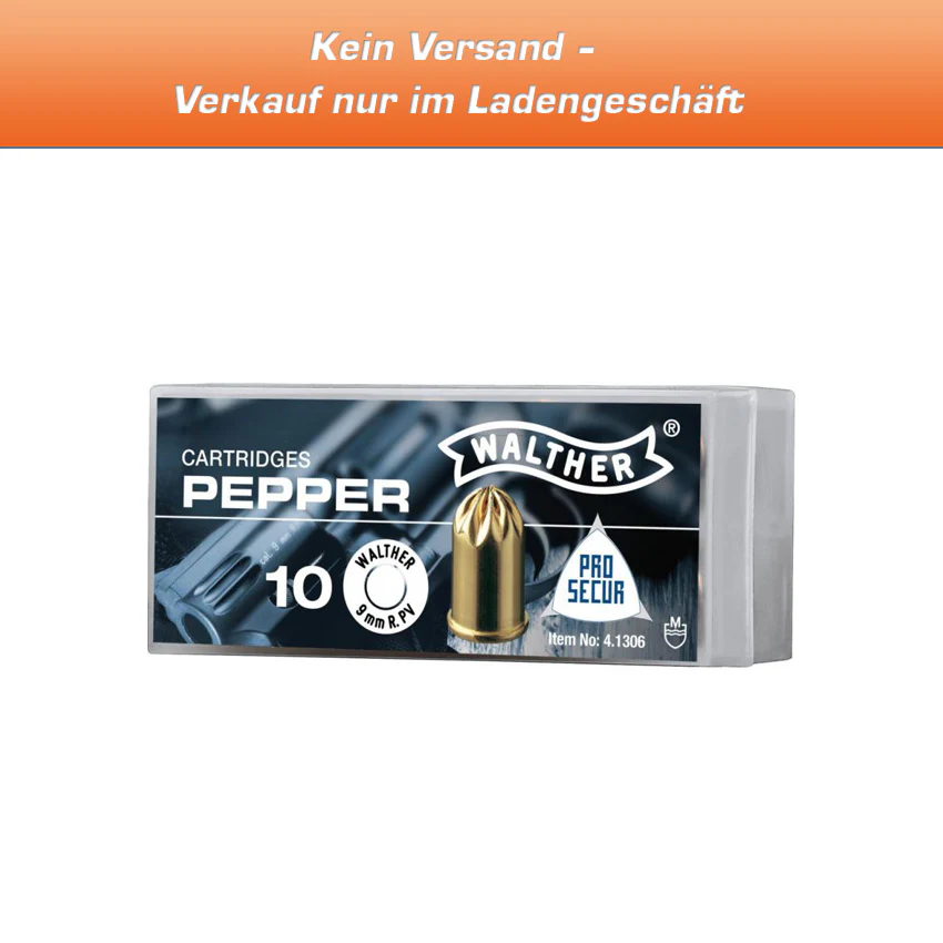 Walther Prosecur Pfefferpatronen 9mm für Revolver