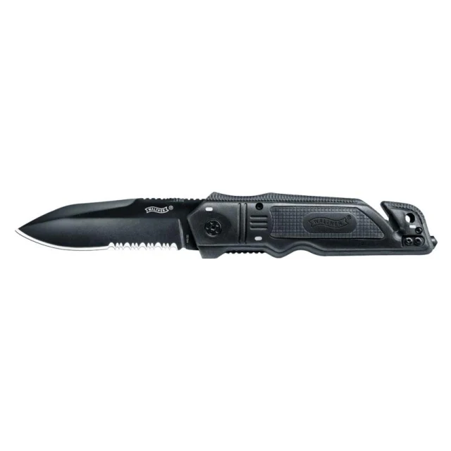 Walther Rescue Knife Rettungsmesser schwarzer Griff
