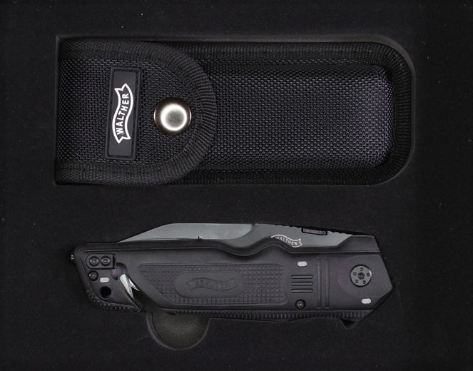 Walther Rescue Knife Rettungsmesser schwarzer Griff - Image 3