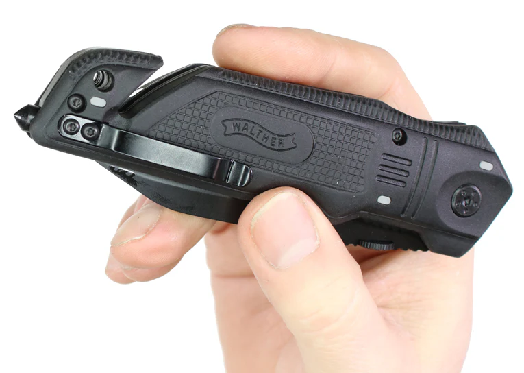 Walther Rescue Knife Rettungsmesser schwarzer Griff - Image 5