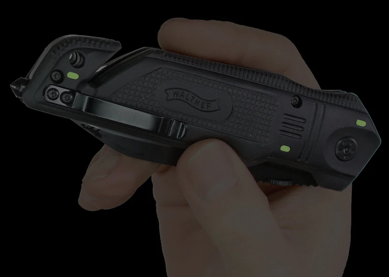 Walther Rescue Knife Rettungsmesser schwarzer Griff - Image 9