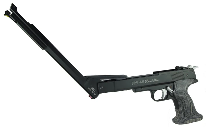 Weihrauch HW45 Black Star GEN2 Luftpistole 4,5mm mit Rail - Image 3