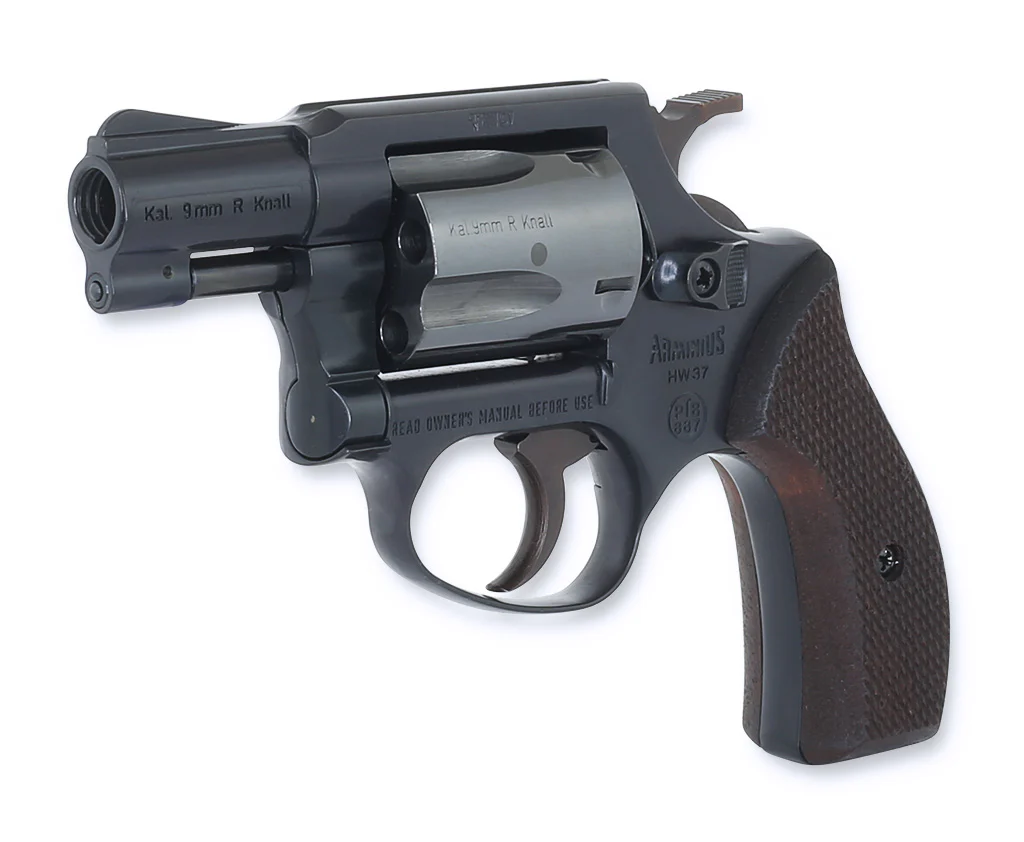 Weihrauch HW37 Schreckschussrevolver 9mm RK mit Holzgriffschalen - Image 2