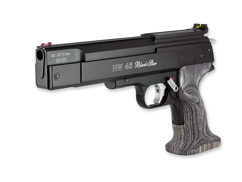 Weihrauch HW45 Black Star Luftpistole Kaliber 5,5mm