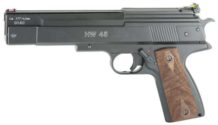 Weihrauch HW45 Luftpistole im Kaliber 4,5mm mit Rail - Image 5