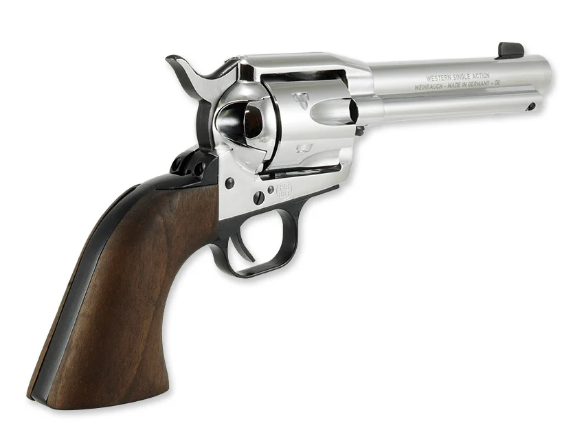 Weihrauch SA Peacemaker Westernrevolver verchromt Schreckschuss 9mm RK - Image 3