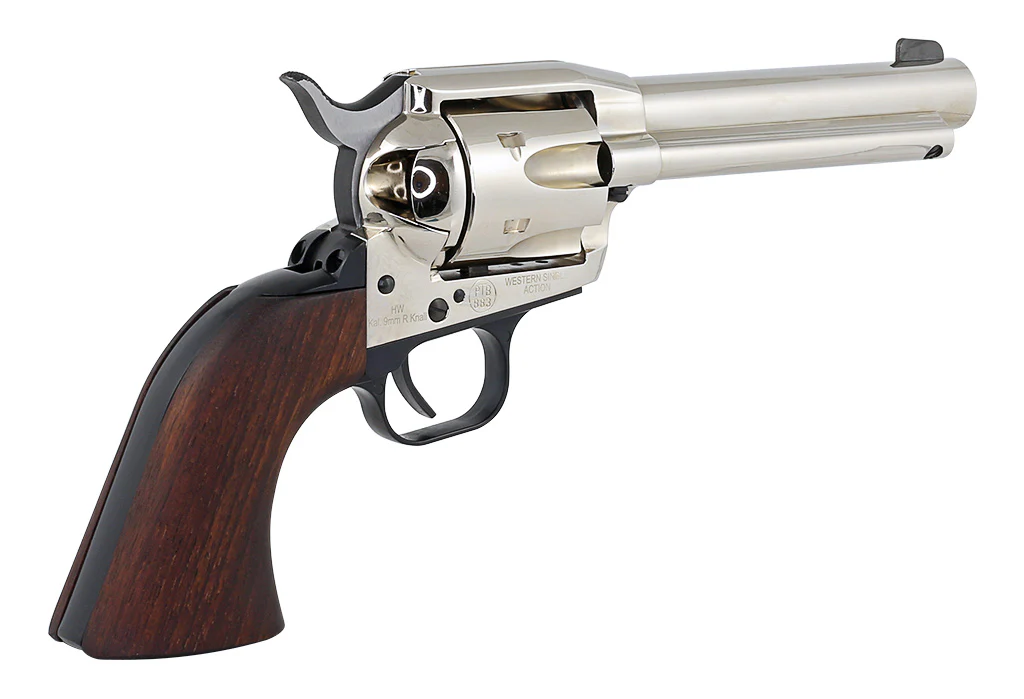 Weihrauch SA Peacemaker Westernrevolver verchromt Schreckschuss 9mm RK - Image 6
