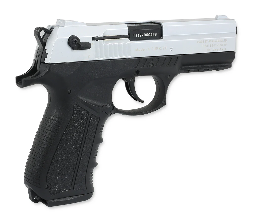 Zoraki 2918 Matt Chrom Schreckschuss 9mm PAK - Image 3