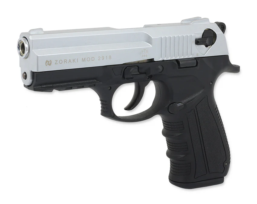 Zoraki 2918 Matt Chrom Schreckschuss 9mm PAK - Image 5
