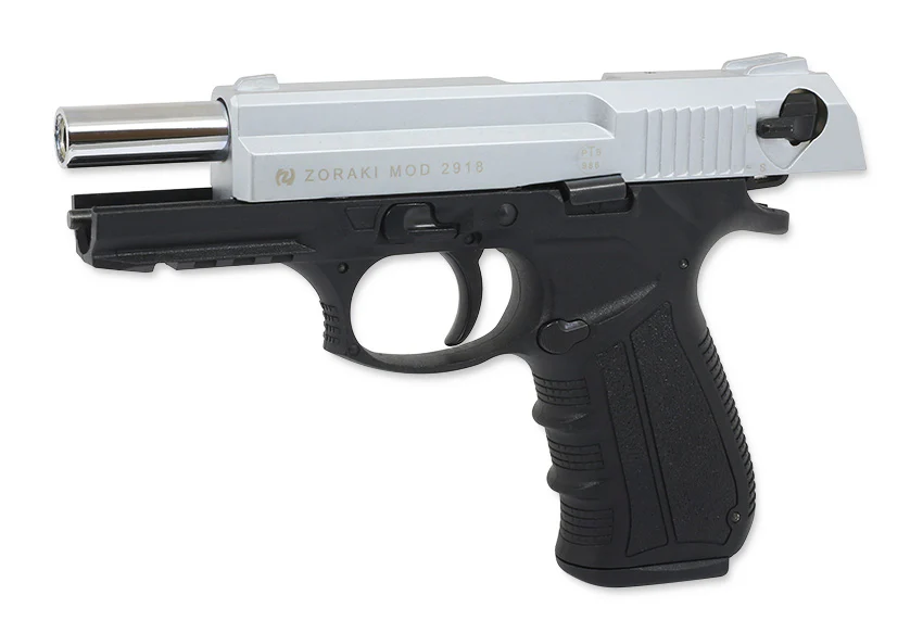 Zoraki 2918 Matt Chrom Schreckschuss 9mm PAK - Image 6