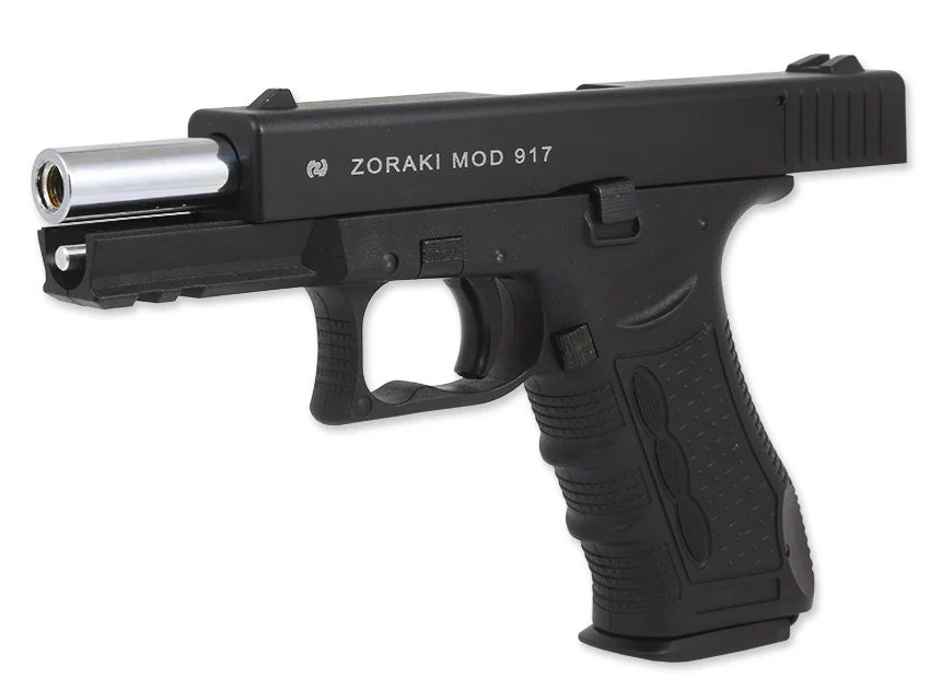 Zoraki 917 Schwarz / Chrom Schreckschuss 9mm PAK - Image 3
