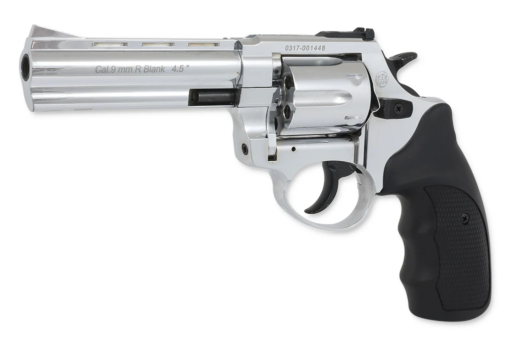 Zoraki R1 Schreckschuss Revolver Chrom 4,5" Zoll Kaliber 9mm RK