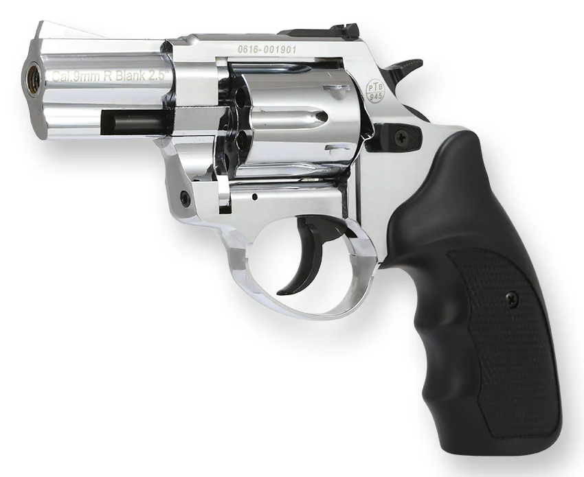 Zoraki R1 Schreckschuss Revolver 2,5 Zoll verchromt 9mm RK