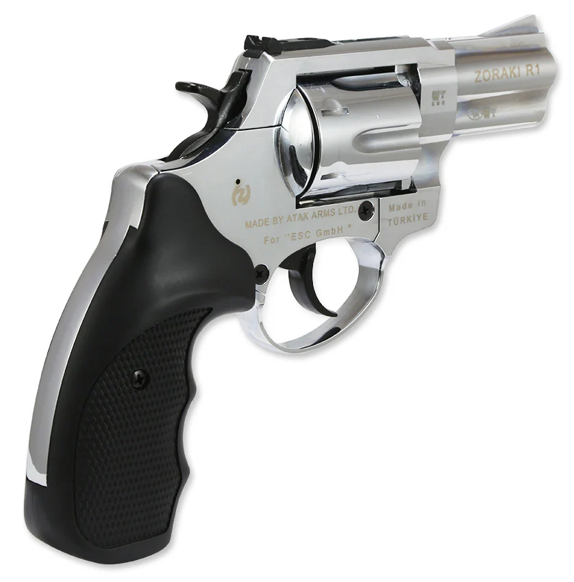 Zoraki R1 Schreckschuss Revolver 2,5 Zoll verchromt 9mm RK - Image 3