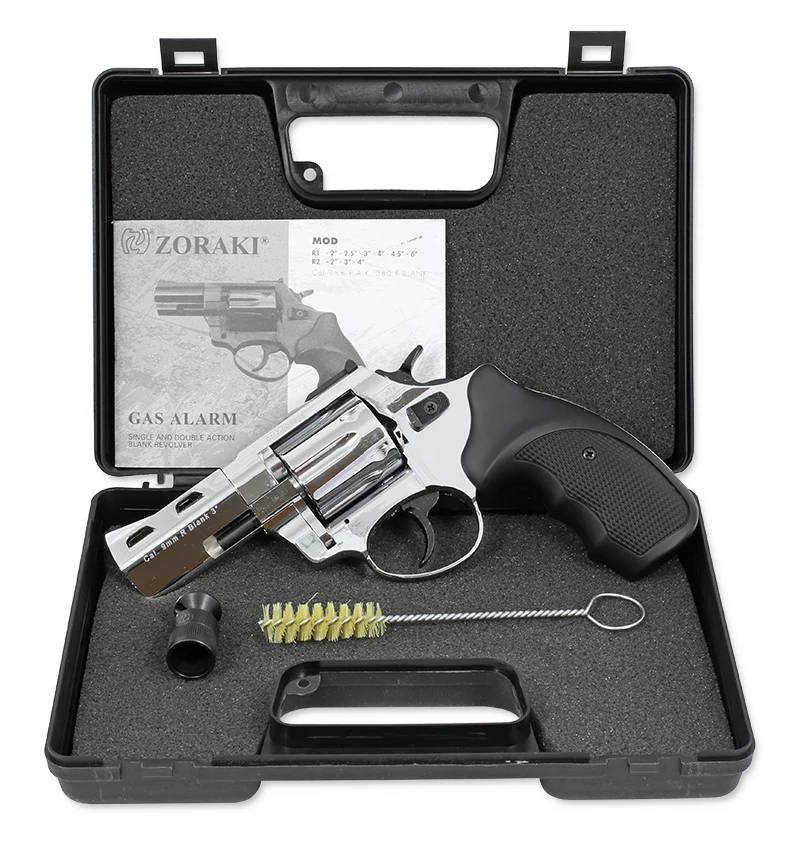 Zoraki R2 Schreckschussrevolver chrom 9mm RK mit 3" Zoll Lauf - Image 4