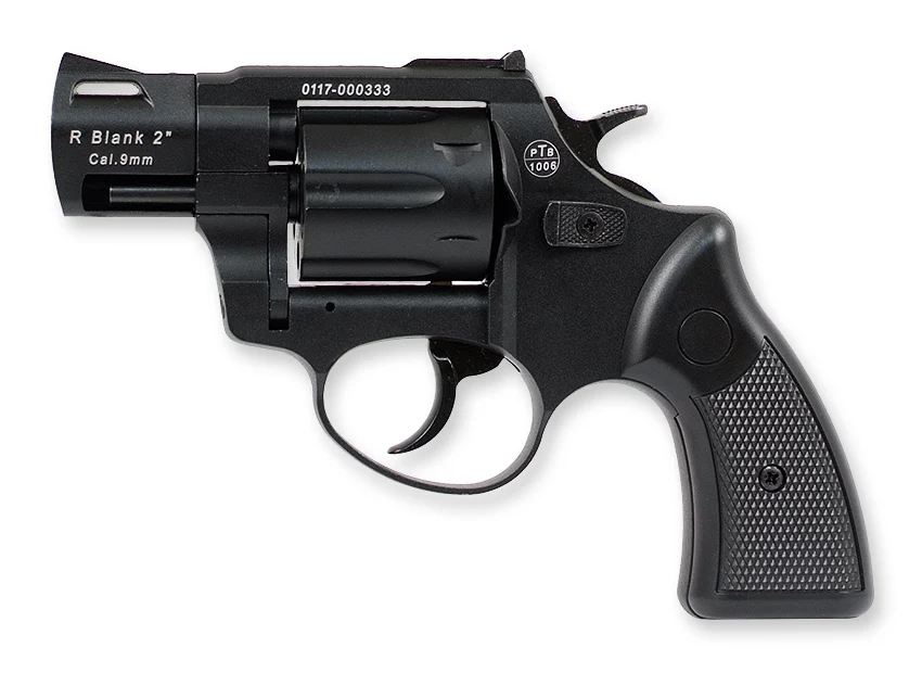 Zoraki R2 Schreckschussrevolver schwarz mit 2" Zoll Lauf Kaliber 9mm RK