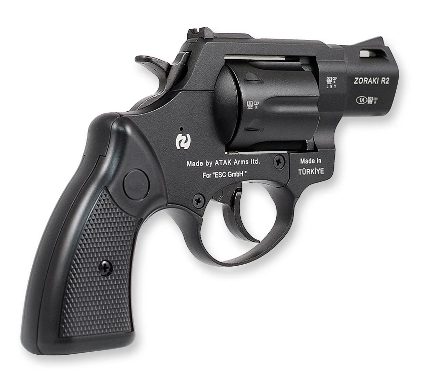 Zoraki R2 Schreckschussrevolver schwarz mit 2" Zoll Lauf Kaliber 9mm RK - Image 4